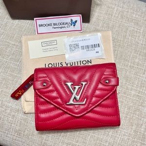 SOLD ❤️ Authentic Louis Vuitton New Wave Compact Wallet in Rouge